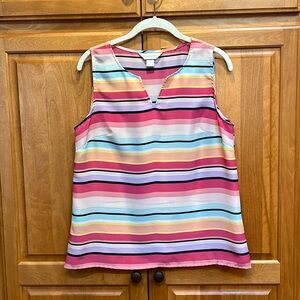 Christopher and Banks striped top in size small.